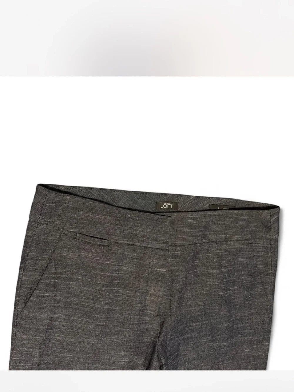 Ann Taylor Loft Marisa Gray Slim Ankle Dress Pants - Picture 6 of 8